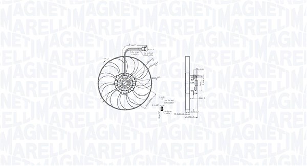 Fan, engine cooling (069422886010)