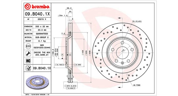 Brake Disc (360406081702)