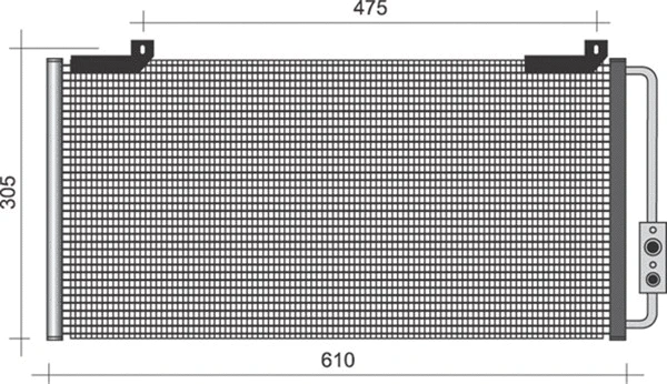 Condenser, air conditioning (350203447000)