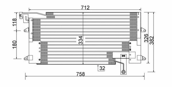 Condenser, air conditioning (359003221660)