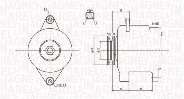 Alternator (063731615010)