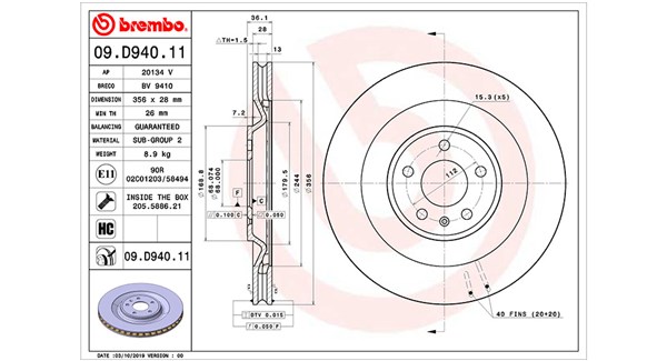 Brake Disc (360406174301)