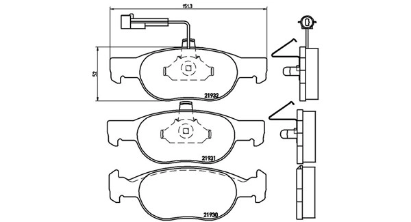 Brake Pad Set, disc brake