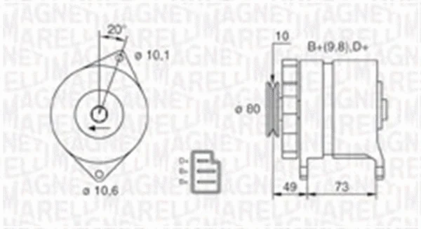 Alternator (063730016010)