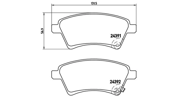 Brake Pad Set, disc brake