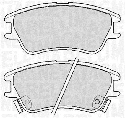 Brake Pad Set, disc brake (363916060655)