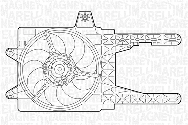 Fan, engine cooling (069402312010)