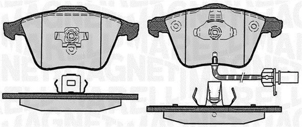 Brake Pad Set, disc brake (363916060605)