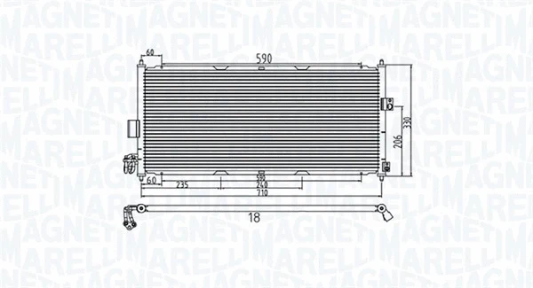 Condenser, air conditioning (350203958000)