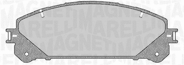 Brake Pad Set, disc brake (363916060634)