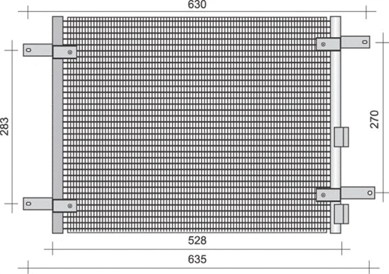 Condenser, air conditioning (350203259000)