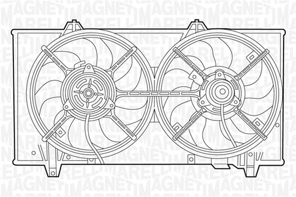 Fan, engine cooling (069422415010)