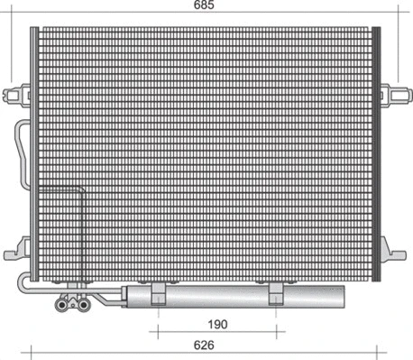 Condenser, air conditioning (350203438000)