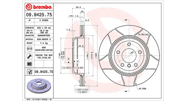 Brake Disc (360406003905)
