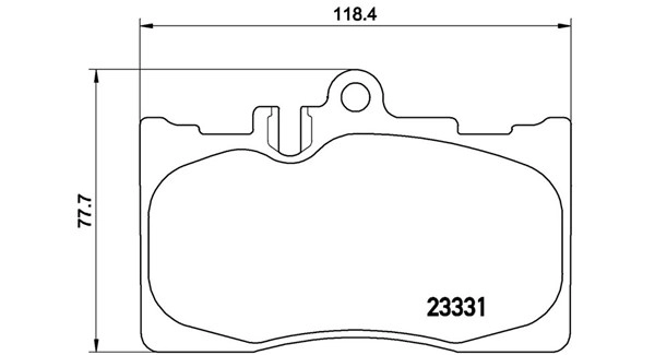Brake Pad Set, disc brake (363700483058)