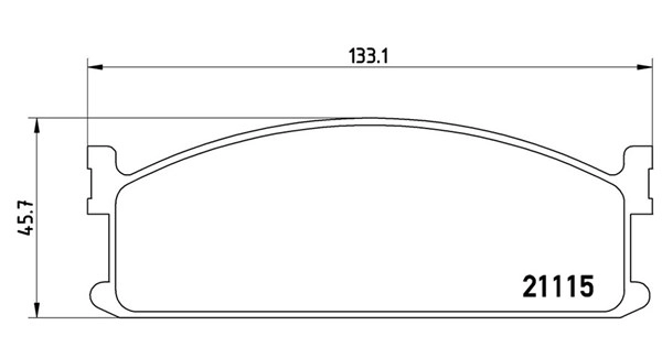 Brake Pad Set, disc brake (363700459008)
