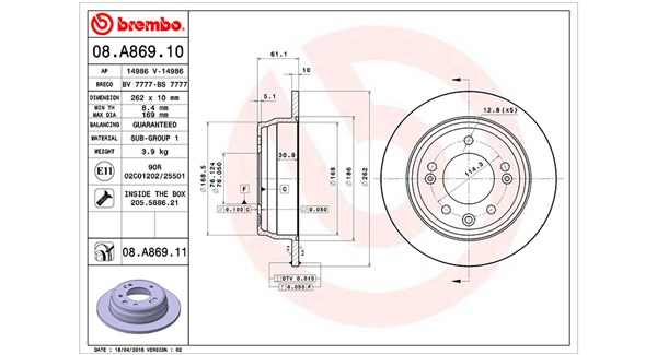 Brake Disc (360406080600)