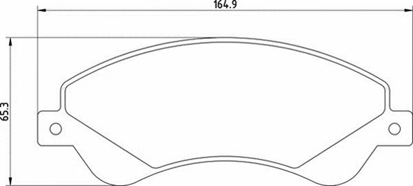 Brake Pad Set, disc brake (363700201641)