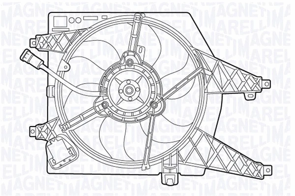 Fan, engine cooling (069422561010)
