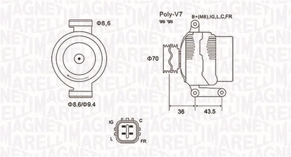 Alternator (063731980010)