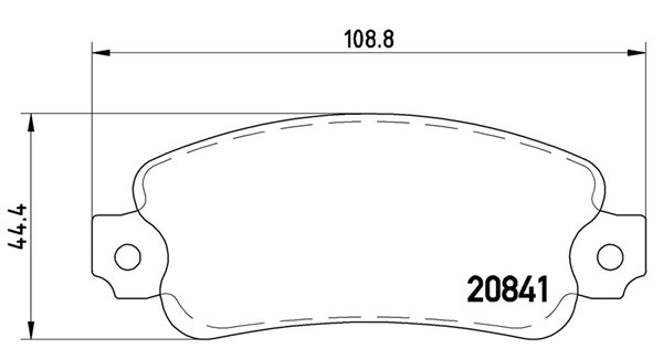 Brake Pad Set, disc brake (363700423014)