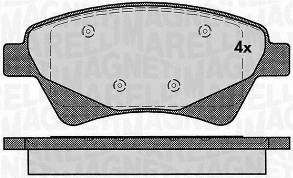 Brake Pad Set, disc brake (363916060380)