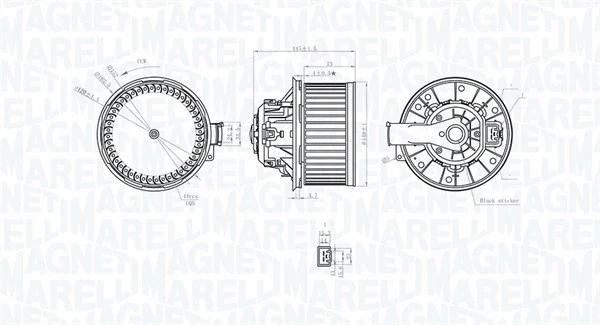 Interior Blower (069412255010)