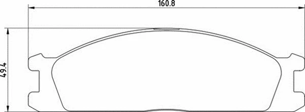 Brake Pad Set, disc brake (363700200009)