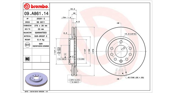 Brake Disc (360406103200)