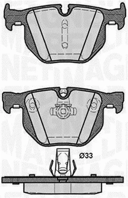 Brake Pad Set, disc brake (363916060487)