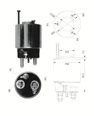 Solenoid Switch, starter (940113050372)