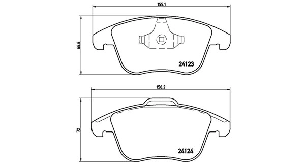Brake Pad Set, disc brake (363700524076)