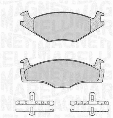 Brake Pad Set, disc brake (363916060394)