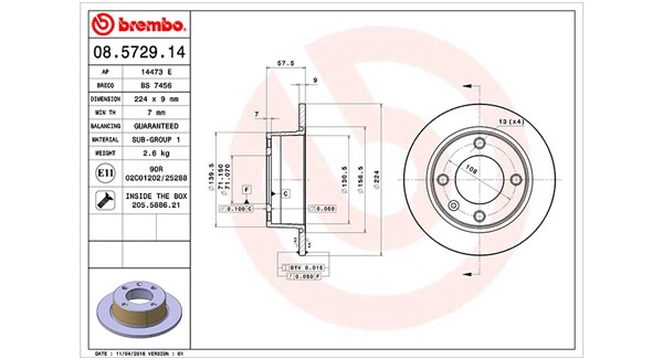 Brake Disc (360406018100)