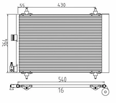 Condenser, air conditioning (359003220420)