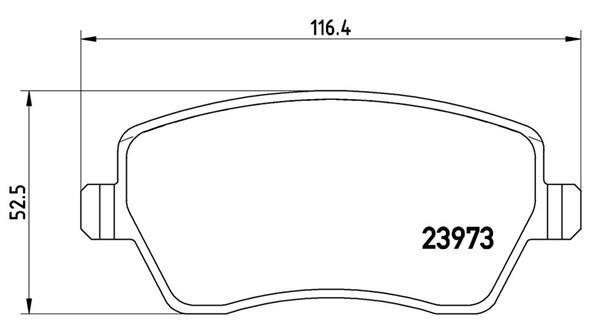 Brake Pad Set, disc brake (363700568033)