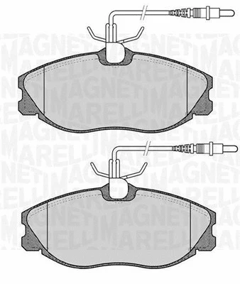 Brake Pad Set, disc brake (363916060202)