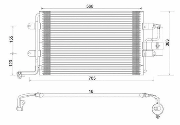 Condenser, air conditioning (359003220070)