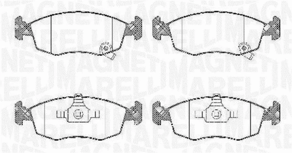 Brake Pad Set, disc brake (363916060428)