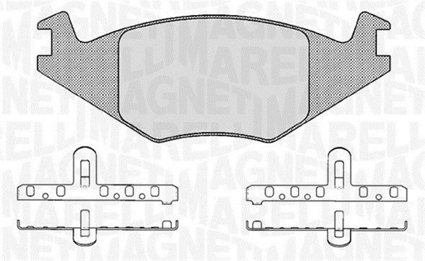 Brake Pad Set, disc brake (363916060395)