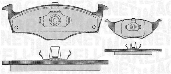 Brake Pad Set, disc brake (363916060411)