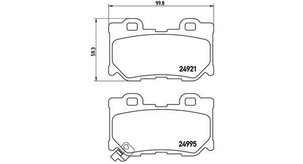 Brake Pad Set, disc brake (363700456095)