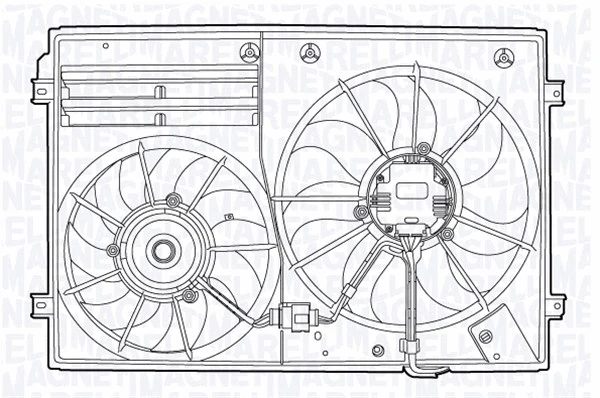 Fan, engine cooling (069422559010)