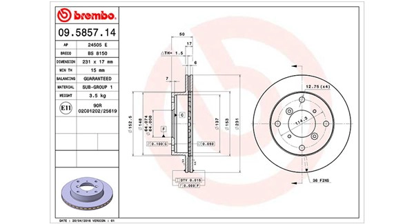 Brake Disc (360406046000)