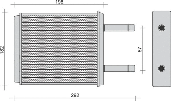 Heat Exchanger, interior heating (350218272000)