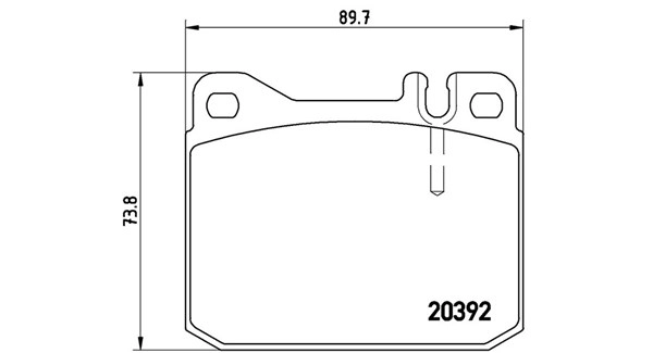 Brake Pad Set, disc brake (363700485007)