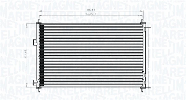 Condenser, air conditioning (350203742000)