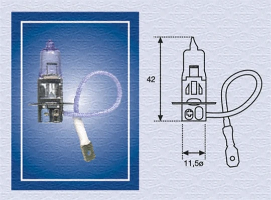 Bulb, front fog light (002554100000)