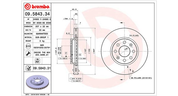 Brake Disc (360406024300)