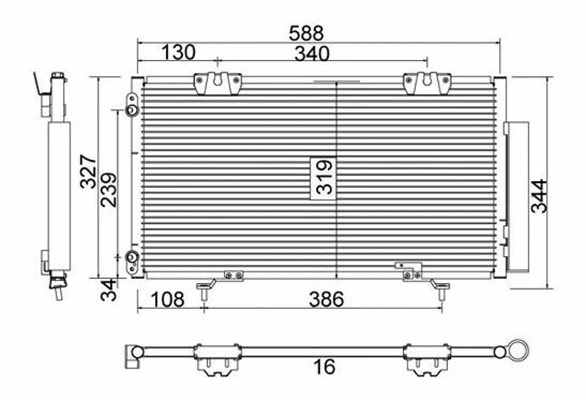 Condenser, air conditioning (359003221590)